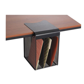 Safco® Onyx Hanging Organizer, Solid Top Vertical, 14 3-4 X 11 3-4 X 9 1-4, Black freeshipping - TVN Wholesale